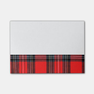Vintage royal tartan post-it notes