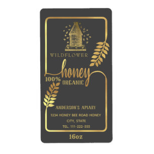 Vintage ruche d'or rustique miel