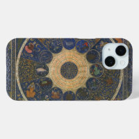Vintage Rulers Horoscope, Antique Islamic Zodiac