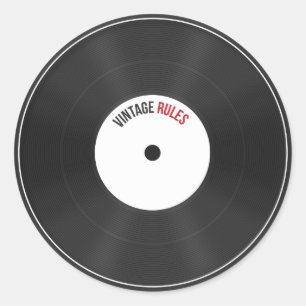 Vintage Rules Sticker