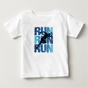 Vintage Runner - Run Run Run Baby T-Shirt