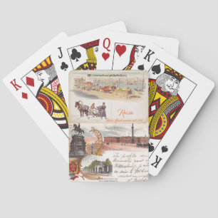"Vintage Russian Postcards" Playing Cards