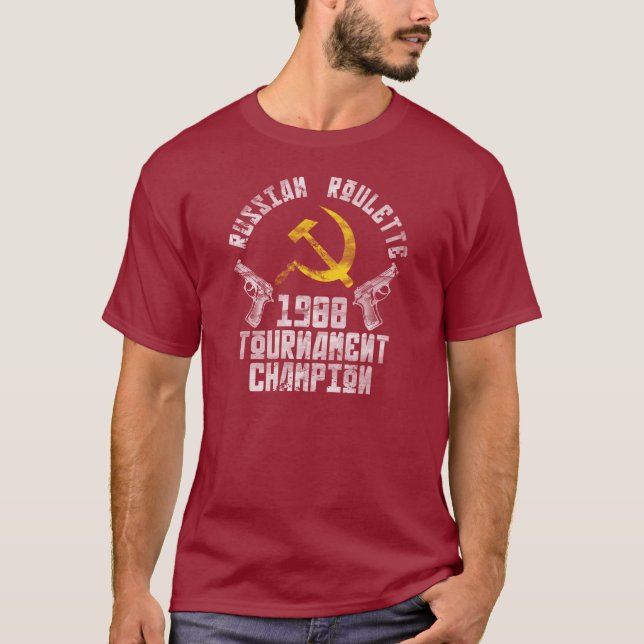 Vintage Russian Roulette T-Shirt (Front)