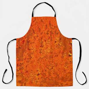 Vintage Rust: Old Textured Surface Apron