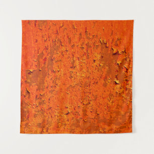 Vintage Rust: Old Textured Surface Tapestry