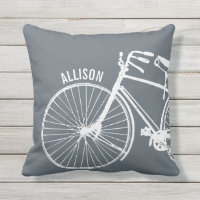 Vintage Rustic Bicycle + Any Colour Personalized