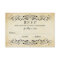 Vintage Rustic Black Flourish Parchment Wedding