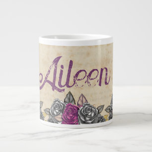 Vintage Rustic Bridesmaid Wedding Favour Large Coffee Mug