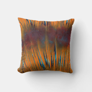 Vintage Rustic Colours Throw Pillow