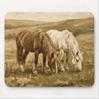 Vintage Rustic Farmhouse Landscape Mouse Pad