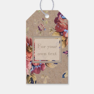 Vintage Rustic Floral Gift Tags