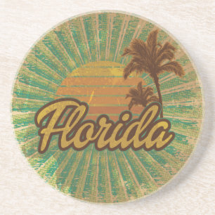 Vintage, Rustic, Florida Coaster
