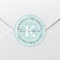 Vintage Rustic Monogram | Round Address Label