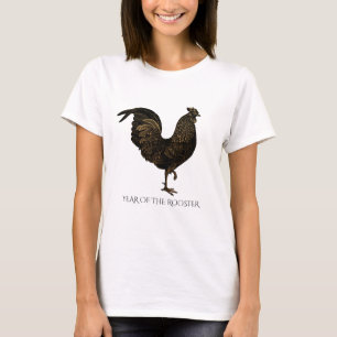 Vintage Rustic Rooster for Chinese New Year 2017 T-Shirt