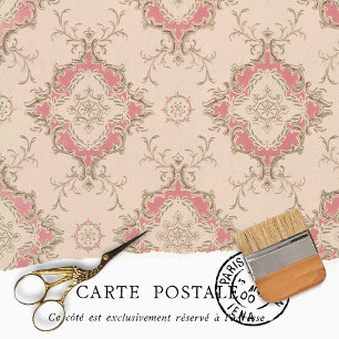 Vintage Rustic Texture Victorian Decoupage Tissue Paper