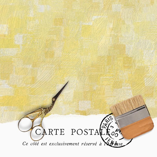 Vintage Rustic Texture Yellow Decoupage  Tissue Paper (Creator Uploaded)