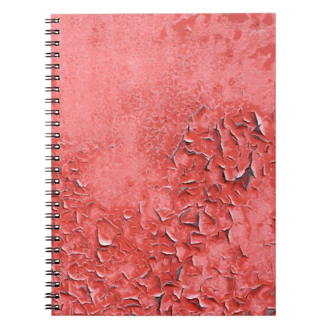 Vintage Rusty Iron Wall Texture Notebook (Front)