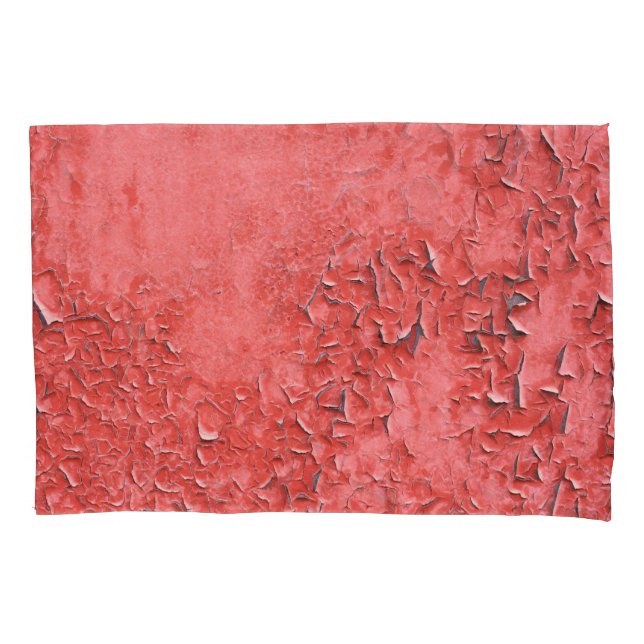 Vintage Rusty Iron Wall Texture Pillowcase (Front)