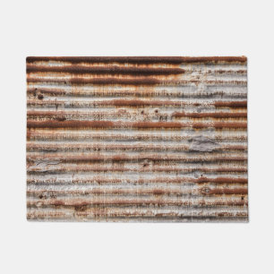 Vintage Rusty Metal Doormat