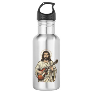 Vintage Sacred Guitarist Engraving Shirt Design_1 532 Ml Water Bottle
