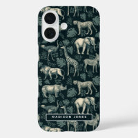 Vintage Safari African Animals 