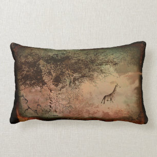 Vintage Safari Throw Pillow