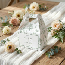Vintage Sage Green Victorian Floral French Wedding