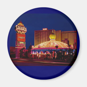 Vintage Sahara Hotel Las Vegas Magnet