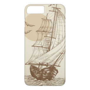 Vintage sailboat Case-Mate iPhone case