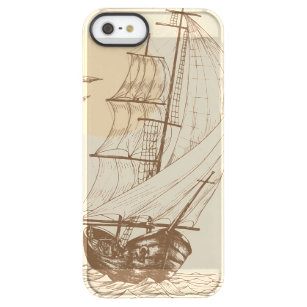 Vintage sailboat permafrost® iPhone SE/5/5s case