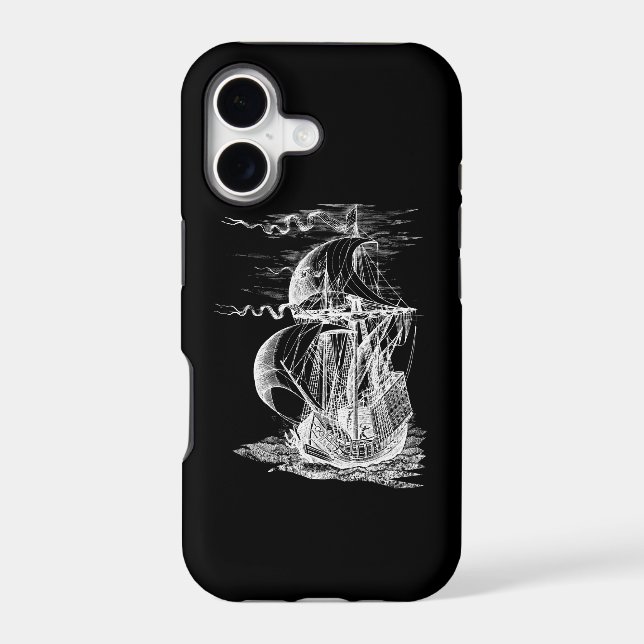 Vintage Sailing Ship (Back)