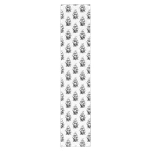  Vintage Sailing Ship Pattern Design  Short Table Runner