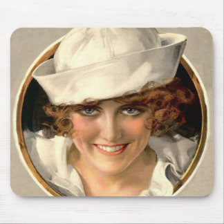 Vintage Sailor Girl Mousepad