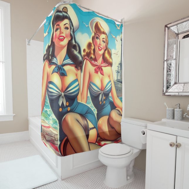 Vintage Sailor Pin Ups (In Situ)