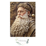 Vintage Saint-Nic Découpage Paper<br><div class="desc">Vintage Saint-Nic Découpage Paper: Bring traditional holiday magic to your crafts with our vintage-inspired Saint-Nic découpage paper. Perfect for unique Christmas projects and décor. Perfect for holiday scrapbooking,  DIY cards,  and gift wrapping.</div>