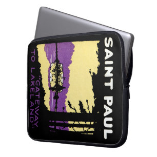 Vintage Saint Paul, Minnesota Laptop Sleeve