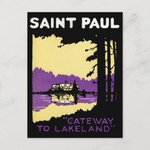 Vintage Saint Paul, Minnesota Postcard