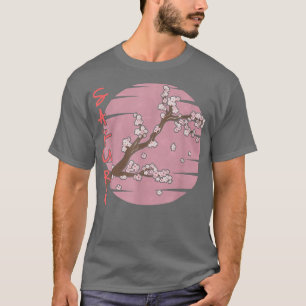 Vintage Sakura Blossom Japanese Cherry Tree Cute F T-Shirt
