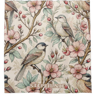 Vintage Sakura Cherry Blossom & Bird Aesthetic 2
