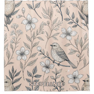 Vintage Sakura Cherry Blossom & Bird Aesthetic 3