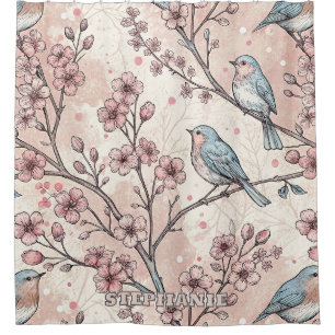 Vintage Sakura Cherry Blossom & Bird  Aesthetic 5