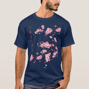 Vintage Sakura Cherry Blossom Japanese T-Shirt