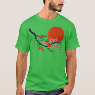 Vintage Sakura Cherry Blossom Tree Japanese Cultur T-Shirt