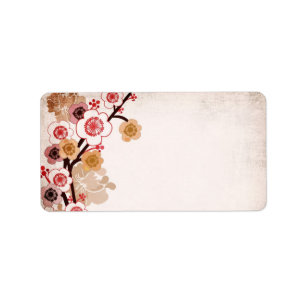 Vintage sakuras Avery Label