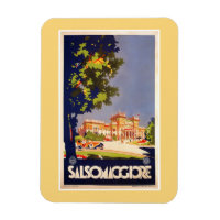 Vintage Salsomaggiore Italian travel poster