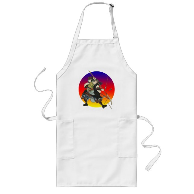 Vintage Samurai Long Apron (Front)