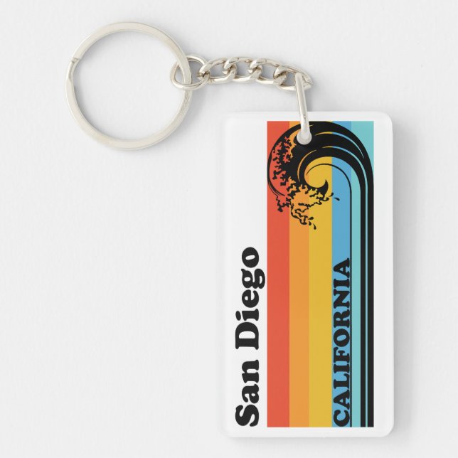 Vintage San Diego California Keychain (Front)