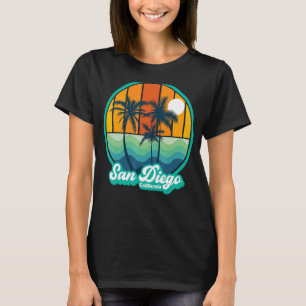 Vintage San Diego California Summer Vacation Beach T-Shirt
