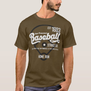 Vintage San Francisco Baseball Est 1883 Baseball F T-Shirt