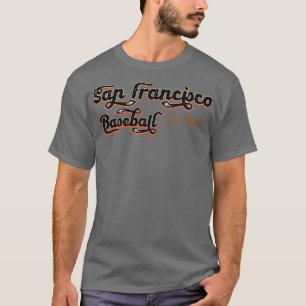 Vintage San Francisco Baseball Est 1883 Baseball L T-Shirt